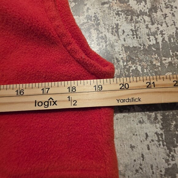 Columbia Red Fleece Vest Men's Size Small - Picture 6 of 7